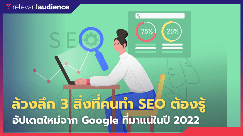 ล้วงลึก 3 สิ่งที่คนทำ SEO ต้องรู้ ในปี 2022