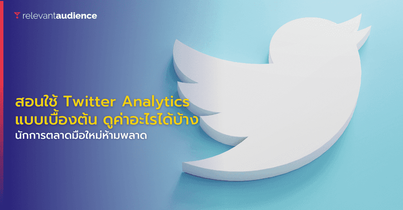 Twitter Analytics เอาไว้ดูค่าอะไรได้บ้าง? นักการตลาดมือใหม่ห้ามพลาด