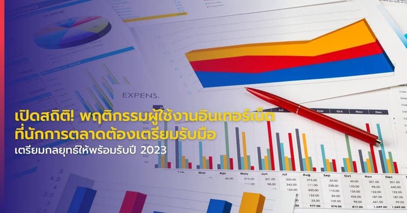 เปิดสถิติ! พฤติกรรมผู้ใช้อินเทอร์เน็ตที่นักการตลาดต้องรู้ในปี 2023