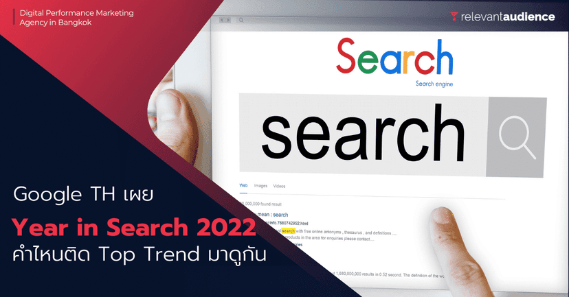 Google เผยเทรนด์คำค้นหายอดนิยมของคนไทย ประจำปี 2022