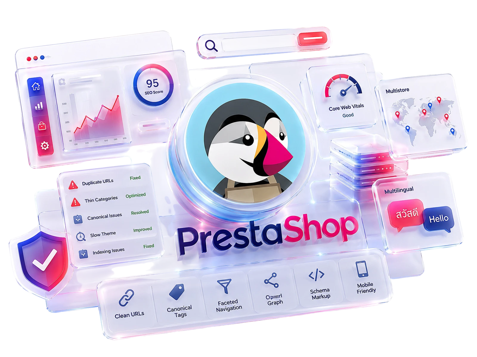 Deep PrestaShop technical expertise