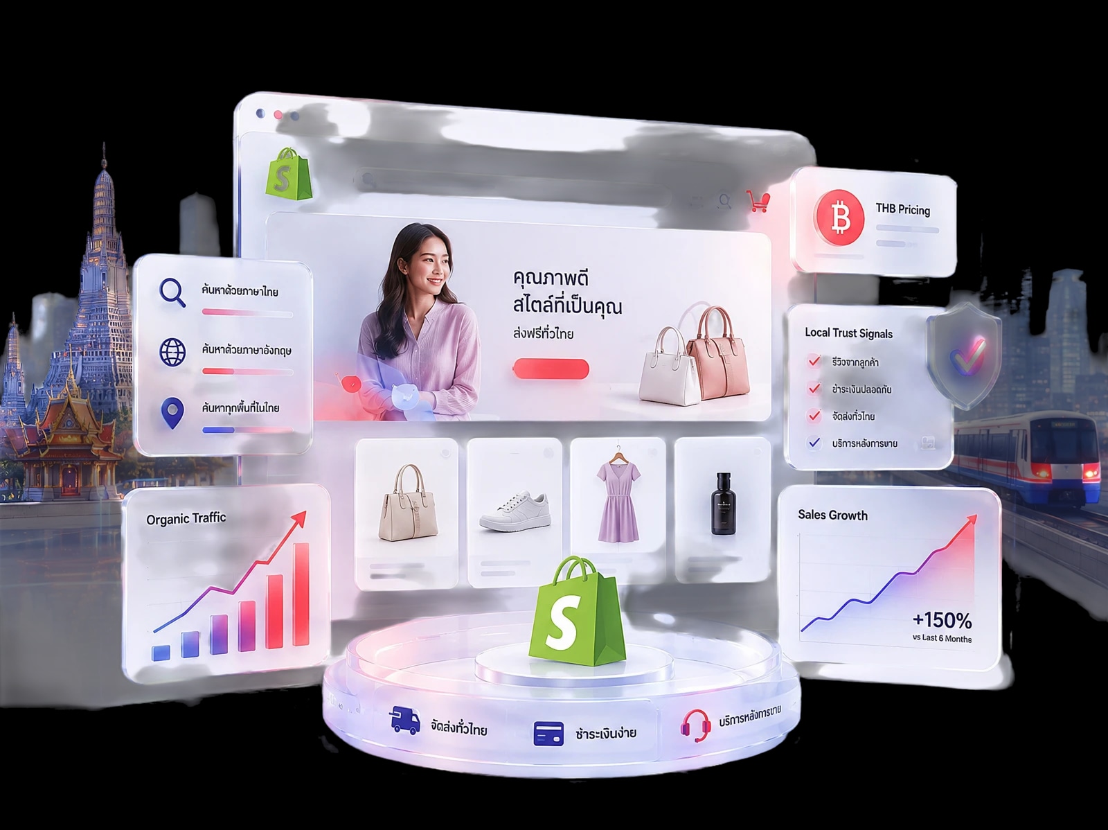 We get the Thai market — not just Shopify