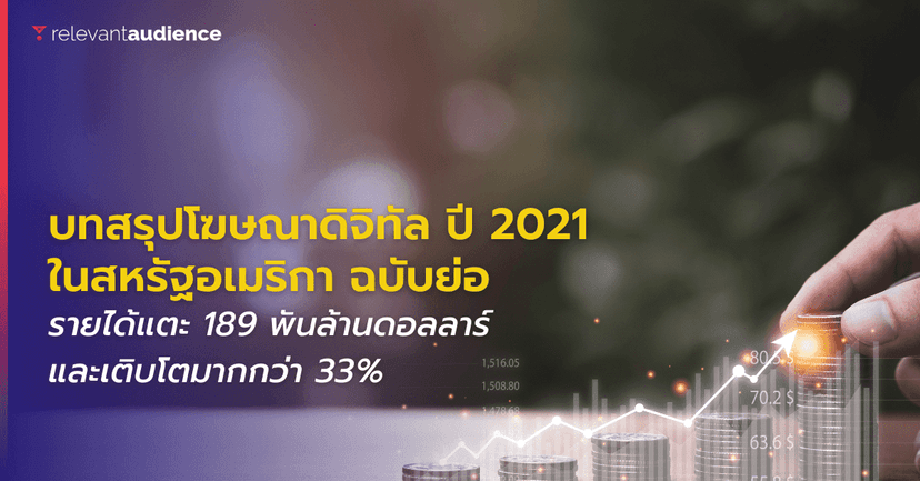 บทสรุปแวดวงโฆษณาดิจิทัลปี 2021 มูลค่าเติบโตมากกว่า 33%