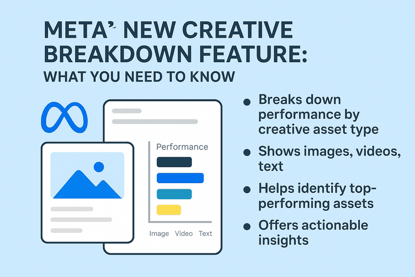 ฟีเจอร์ใหม่ Creative Breakdown ของ Meta: สิ่งที่คุณควรรู้