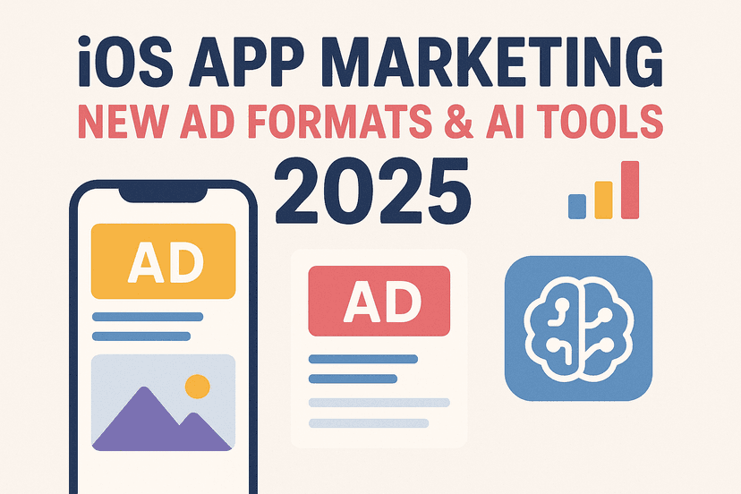 การตลาดแอป iOS, รูปแบบโฆษณาใหม่ และเครื่องมือ AI 2025
