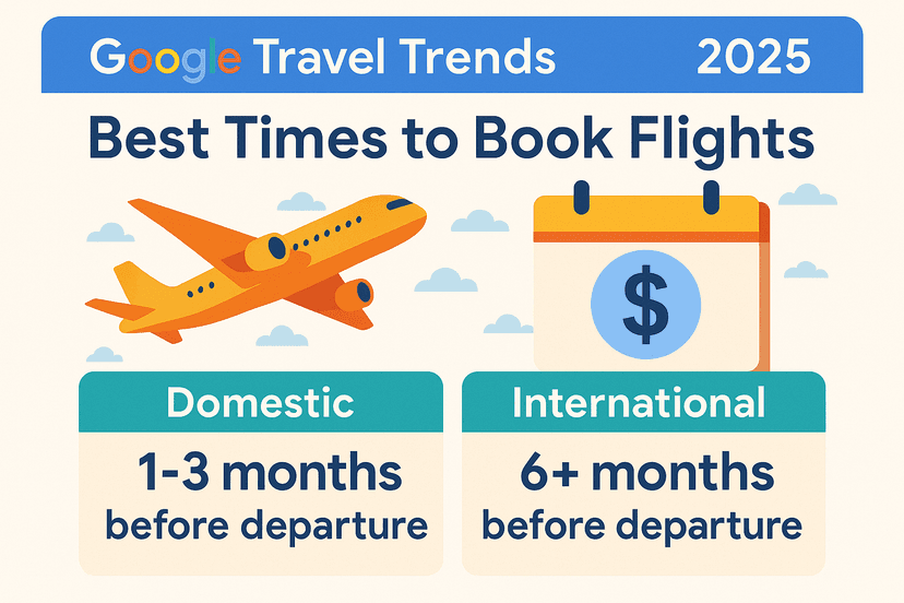 Google Travel Trends 2025: Best Times to Book Flights