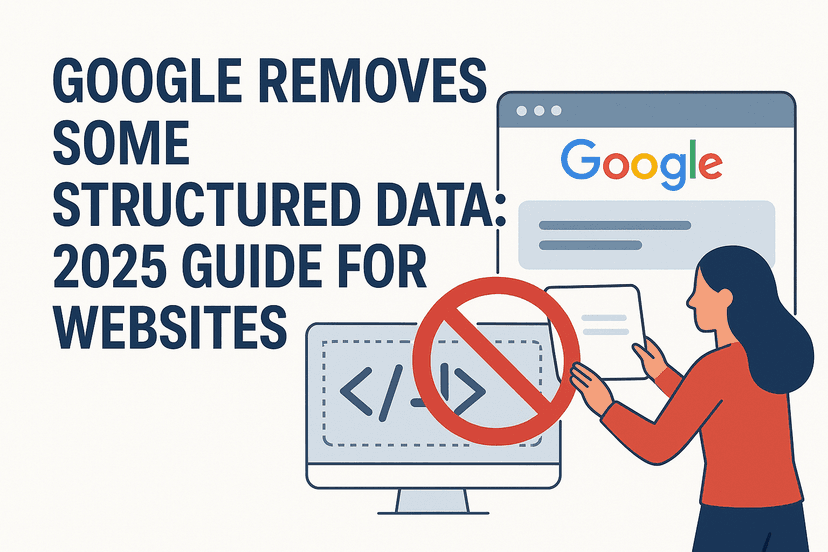 Google Removes Some Structured Data: 2025 Guide for Websites