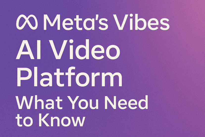 แพลตฟอร์มวิดีโอ AI Vibes ของ Meta: สิ่งที่คุณต้องรู้