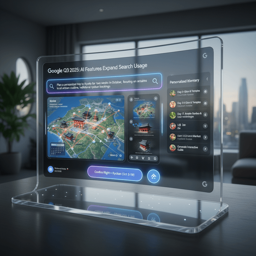 Google Q3 2025: ฟีเจอร์ AI ขยายการใช้งานการค้นหา
