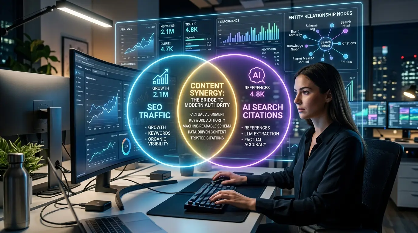 SEO vs. GEO: ทำไมทราฟฟิกจากการค้นหา AI จึงแตกต่างกัน
