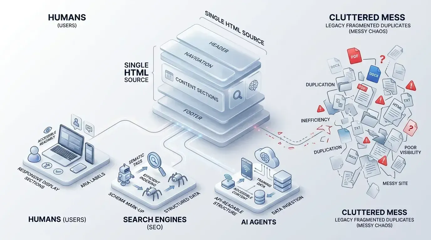 AI SEO และ Markdown: ทำไมความชัดเจนดีกว่าการปกปิดเนื้อหา